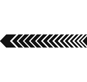 Arrows design motorbike sticker - TenStickers