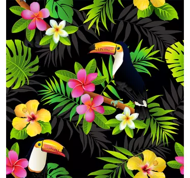 Jungle Plants furniture sticker - TenStickers