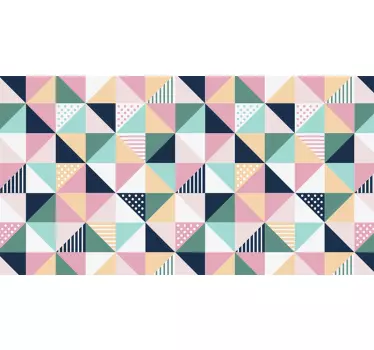 Triangle Pattern Furniture Sticker - TenStickers