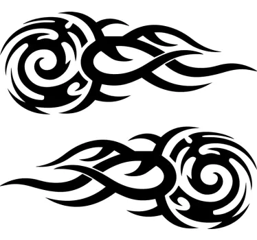 Tribale motorcycle stickers - TenStickers