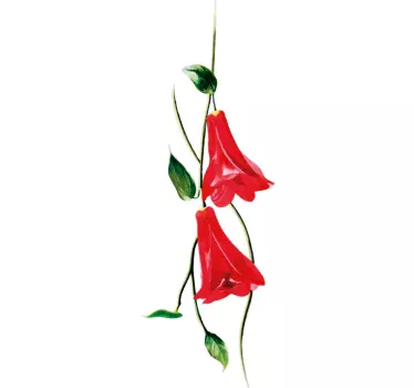 Chilean Bell Flower Wall Sticker - TenStickers