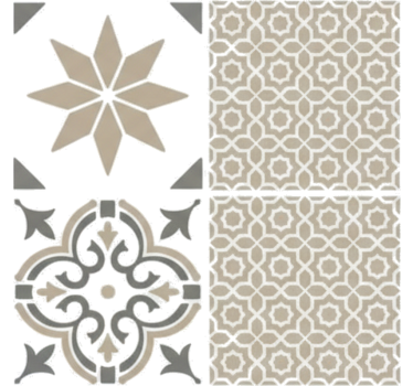 Tile sticker sandstone moroccan mosaic - TenStickers