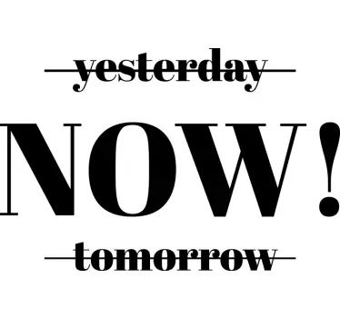 phrase minimalism motivational decal - TenStickers