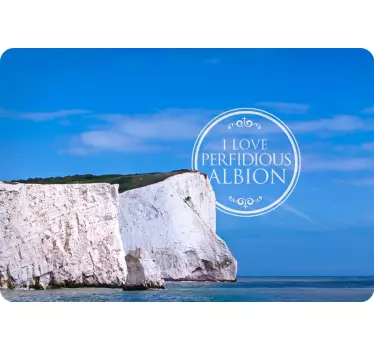 White Cliffs of Dover Laptop Sticker - TenStickers