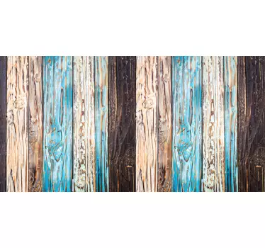 Painted Wood furniture sticker - TenStickers