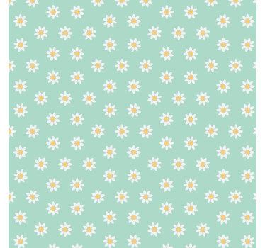 Daisy Flowers furniture sticker - TenStickers
