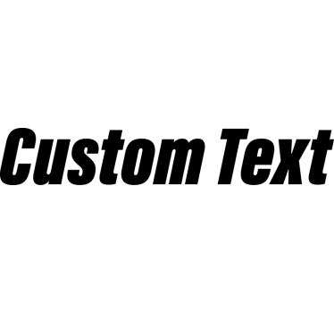 Motorbike sticker custom text for motorcycle - TenStickers