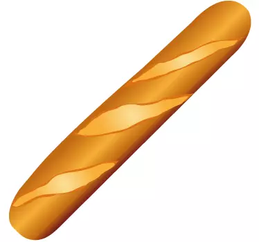 Baguette Wall Sticker - TenStickers