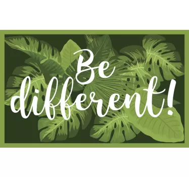 Be Different! nature wall sticker - TenStickers