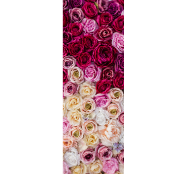Flower wall sticker roses floral design - TenStickers