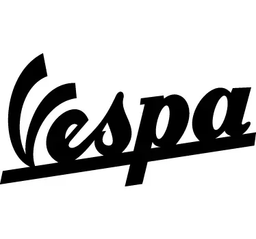 Vespa motorbike sticker vinyl Decal - TenStickers