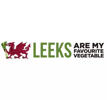 Leek Wales car decal - TenStickers