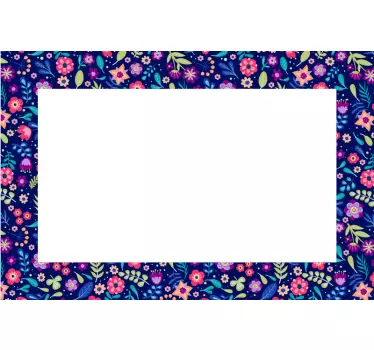 beautiful flowers sticker - TenStickers