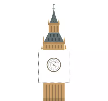 big ben london light switch sticker - TenStickers