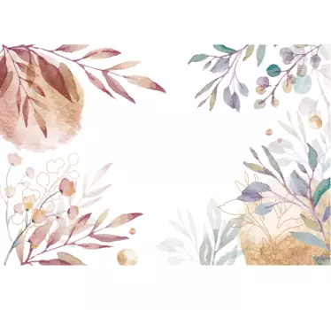 Floral vintage  furniture sticker - TenStickers
