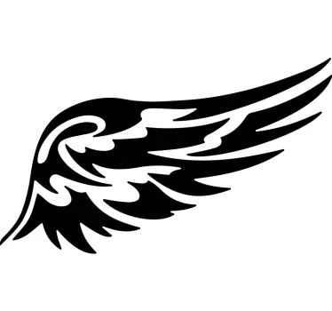 Motorcycle with wings Motorbike Sticker - TenStickers