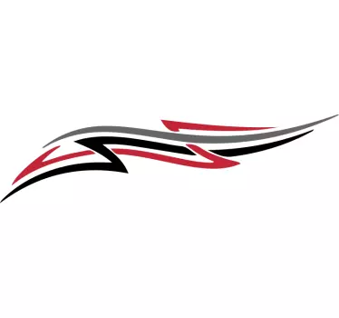 Tribal graphic Motorcycle stickers - TenStickers