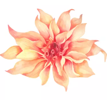 Carnation flower wall decal - TenStickers