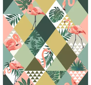 Tropical jungle furniture sticker - TenStickers