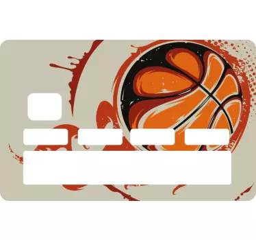 For credit card basket ball credit card sticker - TenStickers