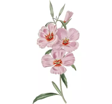 Rose hue arrangement wall sticker - TenStickers