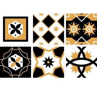 Tile sticker geometric pattern collection - TenStickers