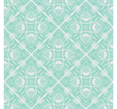 Ornamental draw tile furniture decal - TenStickers