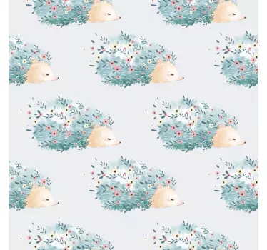 Porcupine art  furniture decal - TenStickers
