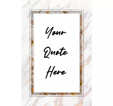 Motivational Quote Display quote wall sticker - TenStickers