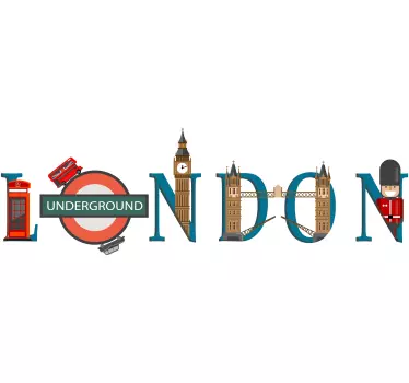London landmarks london sticker - TenStickers