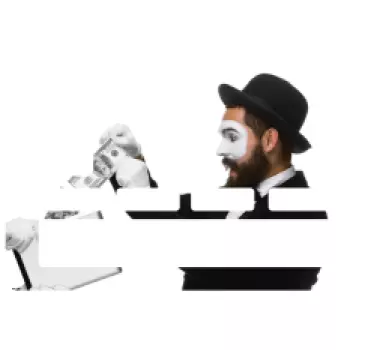 Credit card sticker funny money performer - TenStickers