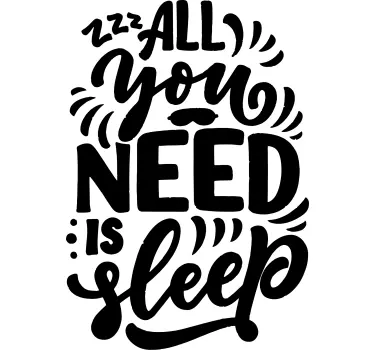 Require Rest Saying quote wall sticker - TenStickers