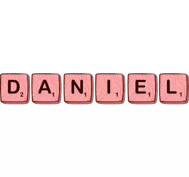 Text sticker personalized name labels - TenStickers