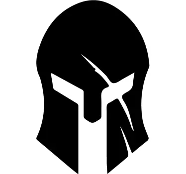 Roman helmet design Motorcycle decal - TenStickers