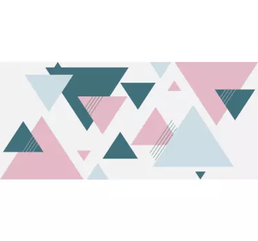 Triangle decal decorating design  for furniture - TenStickers