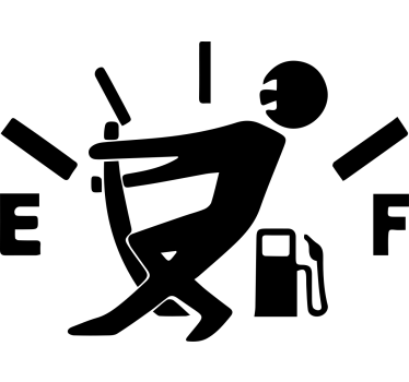 fighting for full gasoil car decal - TenStickers