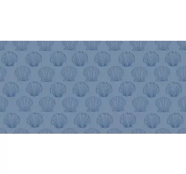 Nature wall sticker shell pattern design - TenStickers