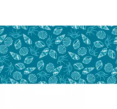 Wall sticker seashell design - TenStickers