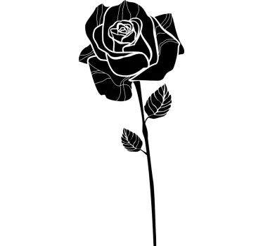 St George's Rose Wall Sticker - TenStickers