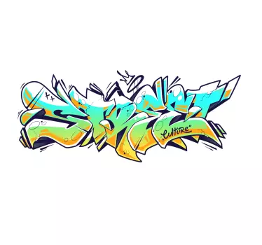 Wall sticker graffiti street life sticker bundle - TenStickers