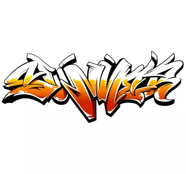 Urban Wild Style graffiti sticker - TenStickers