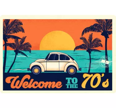 Welcome to 70's laptop stickers - TenStickers
