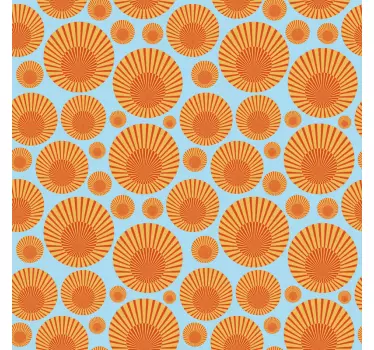70's sunshine  furniture sticker - TenStickers