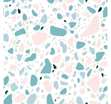 Terrazzo pattern kitchen tile sticker - TenStickers