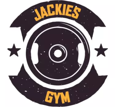 Personalised Gym text sticker - TenStickers