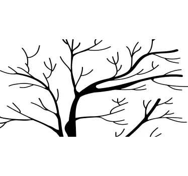 Nature wall sticker branching tree design - TenStickers