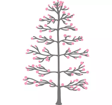 Tree wall sticker innovative tree design - TenStickers