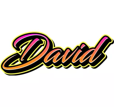 Customized Name Art quote wall sticker - TenStickers