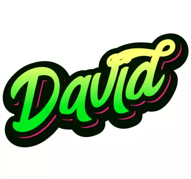 Personalizable Name Style quote wall sticker - TenStickers