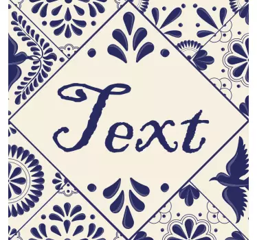 Tile sticker customizable patterned tiles - TenStickers